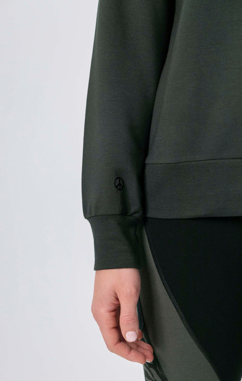 Ognx Lounge Sweater OM Tencel™ - grün Letzter Tag
