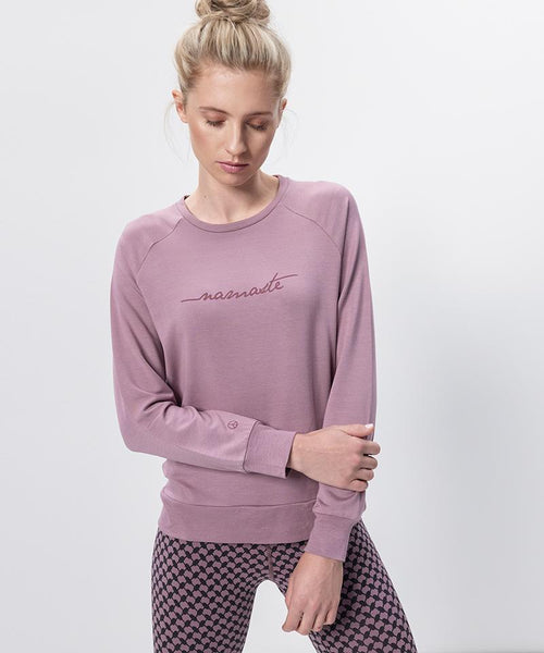 Ognx Lounge Sweater Namaste Tencel™ - rosa Zeitbegrenzte Promotion