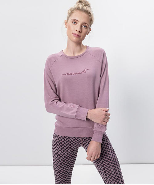 Ognx Lounge Sweater Namaste Tencel™ - rosa Zeitbegrenzte Promotion