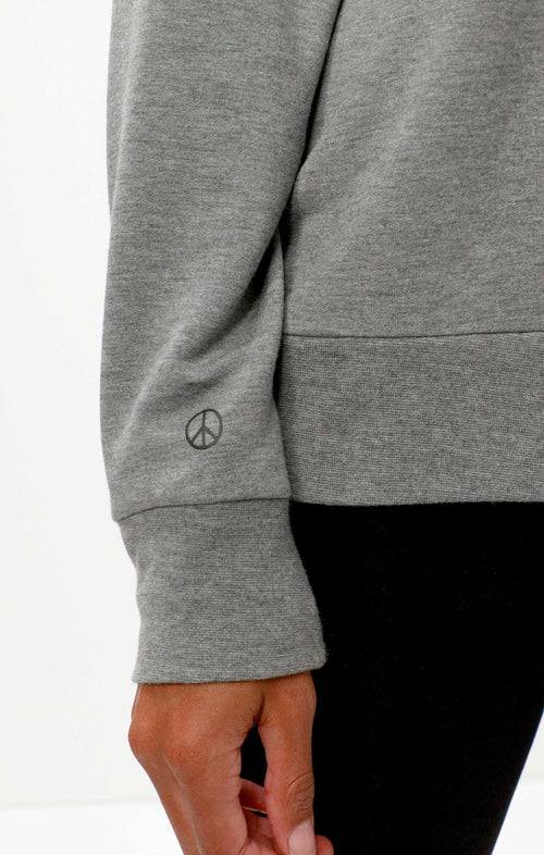Ognx Lounge Sweater Namaste Tencel™ - grau Bis zu 50% Rabatt