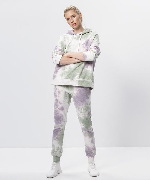 Ognx Batik Hoodie Bio Baumwolle - weiss Nur für heute