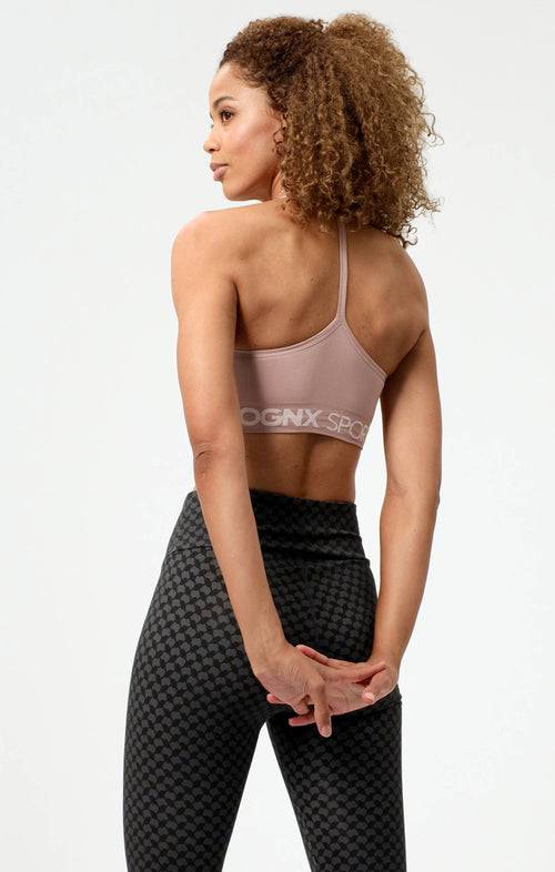 Ognx Sport Bra Crossback - Mittlerer Halt - rosa Sonderangebot der Fabrik
