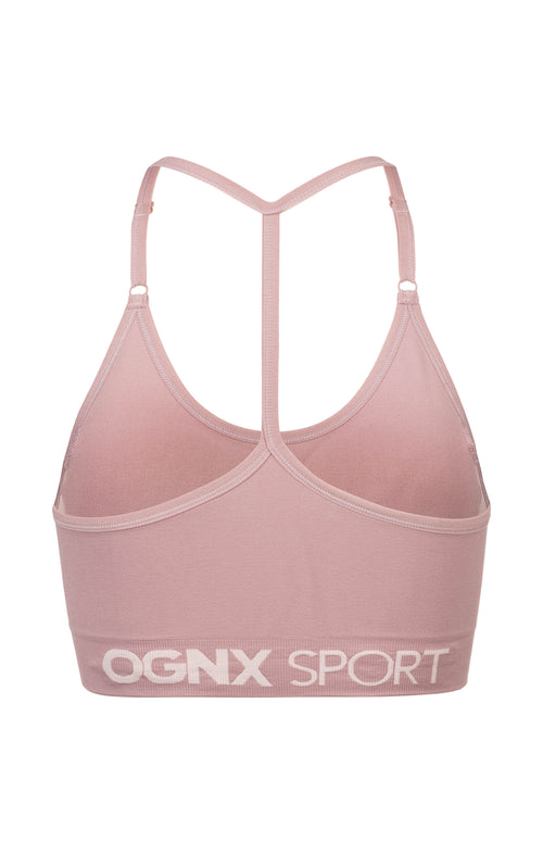 Ognx Sport Bra Crossback - Mittlerer Halt - rosa Sonderangebot der Fabrik
