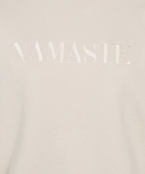 Ognx Sweater Namaste Vintage Look Bio Baumwolle - weiss Super Rabatt