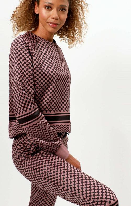 Ognx Sweatshirt Keffiah (Slim Fit) - rosa Riesige Rabatte