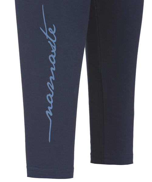 Ognx Basic Leggings Namaste Bio Baumwolle - blau Fabrikladen
