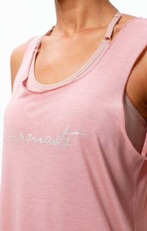 Ognx Loose Tank Namaste Tencel™ - rosa Online
