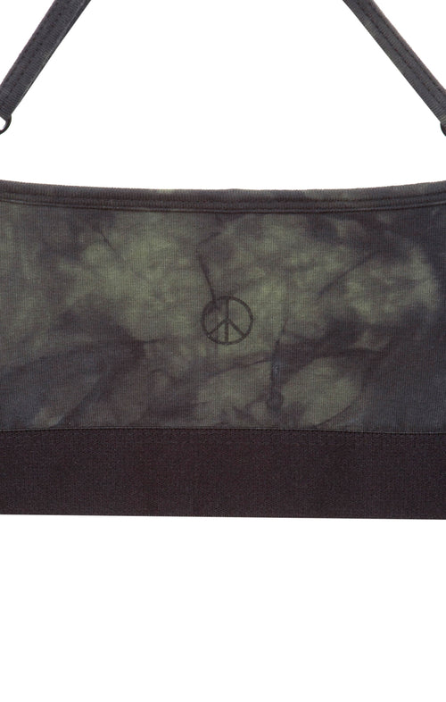 Ognx Yoga BH Batik Bio Baumwolle - Leichter Halt - grün Limitierter Zeitrabatt