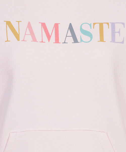 Ognx Yoga Hoodie Namaste Bio Baumwolle - rosa Begrenztes Angebot