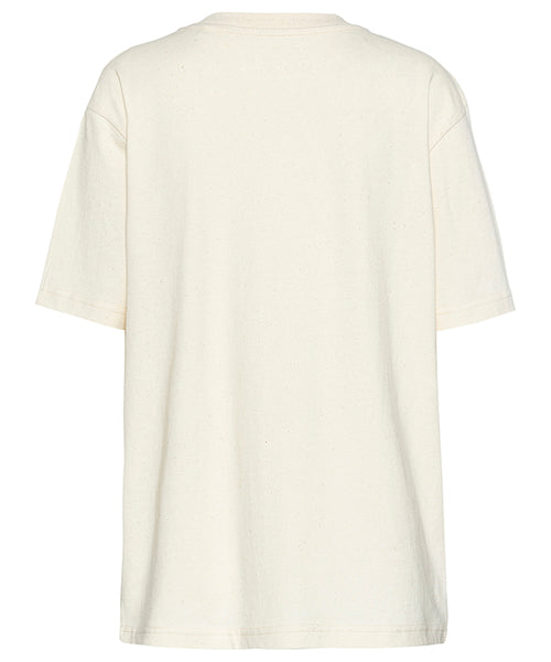 Ognx Loose T-Shirt Namaste Bio Baumwolle - weiss Saisonschlussverkauf