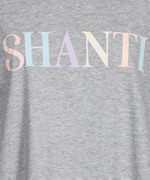 Ognx Boxy T-Shirt Shanti Bio Baumwolle - grau melange Black Friday