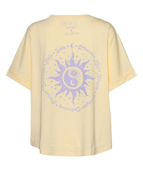 Ognx Boxy T-Shirt Daily Reminders by Luisa Harisch - gelb Weihnachtsangebot