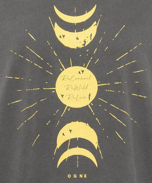 Ognx Boxy T-Shirt ReConnect by Sinah Diepold - Kale & Cake - grau Osterangebot