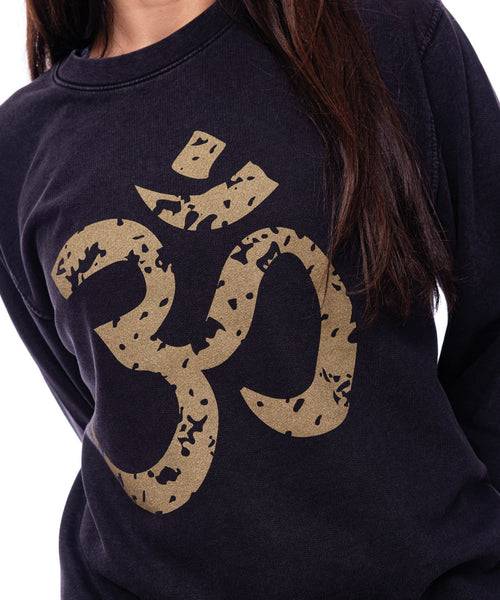 Ognx Yoga Loose Sweater OM by Jodie Roberts - schwarz Jubiläumsangebot