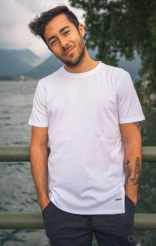 Ognx T-Shirt Perfect Basic Bio Baumwolle - weiss Heißer Verkauf