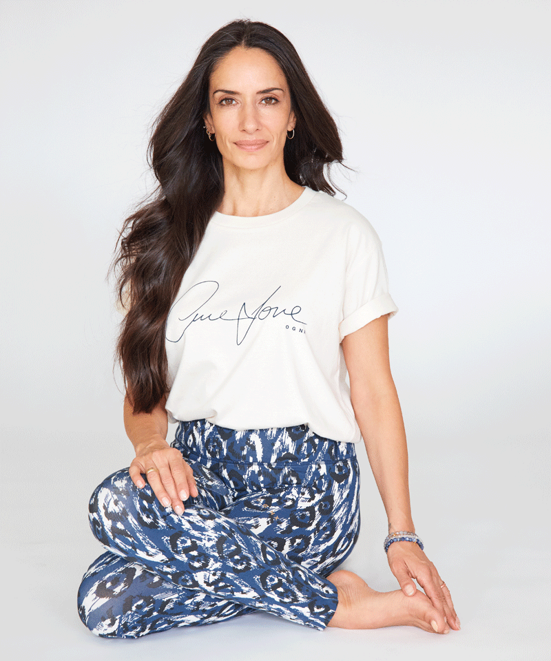 Ognx Loose T-Shirt One Love by Nina Heitmann - weiß Top Angebot