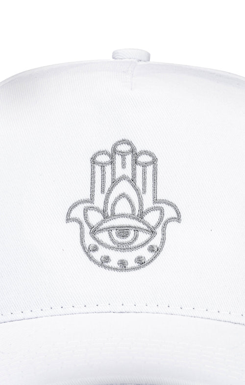 Ognx Yoga Cap Hamsa Bio Baumwolle - weiss Neuheiten