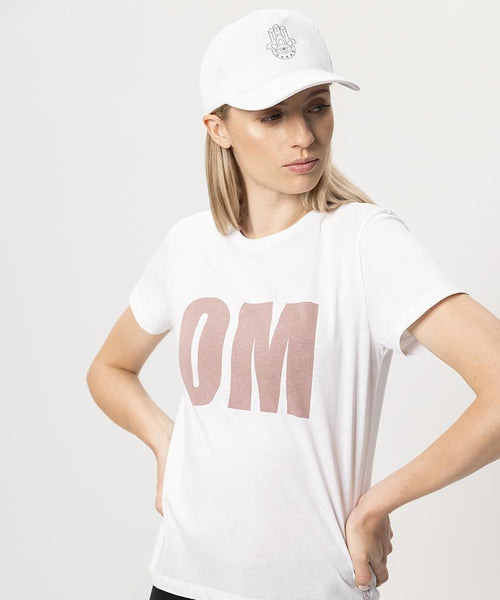 Ognx Yoga Cap Hamsa Bio Baumwolle - weiss Neuheiten