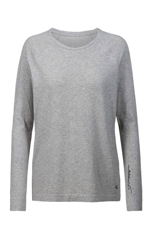 Ognx Basic Longsleeve Namaste Bio Baumwolle Polyester ♻️ - grau Tägliche Deals
