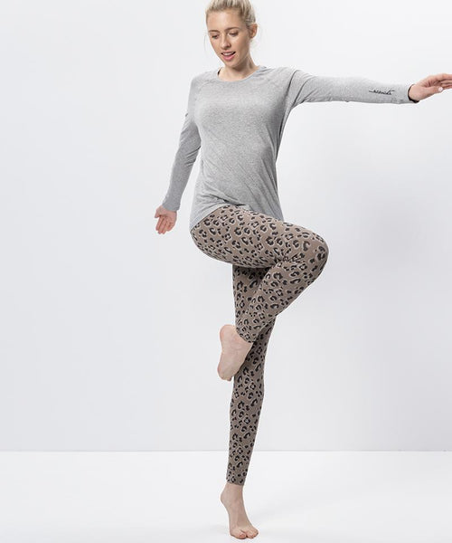 Ognx Basic Longsleeve Namaste Bio Baumwolle Polyester ♻️ - grau Tägliche Deals