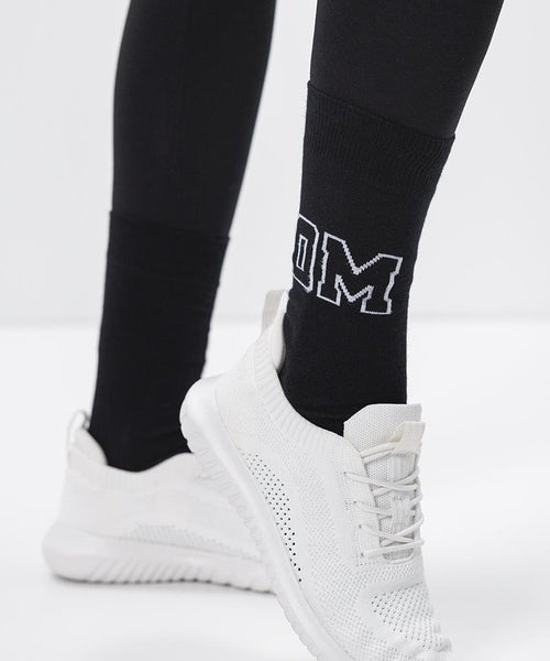 Ognx Yoga Socken OM Bio Baumwolle - schwarz VIP-Rabatte