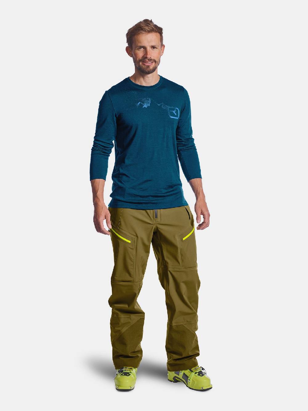 Ortovox 185 MERINO LOGO SPRAY LS Zeitbegrenzte Promotion
