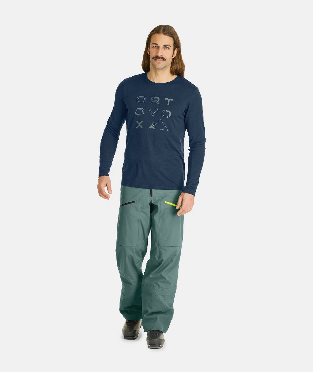 Ortovox 185 MERINO BRAND OUTLINE LS Begrenzt auf 3 Tage
