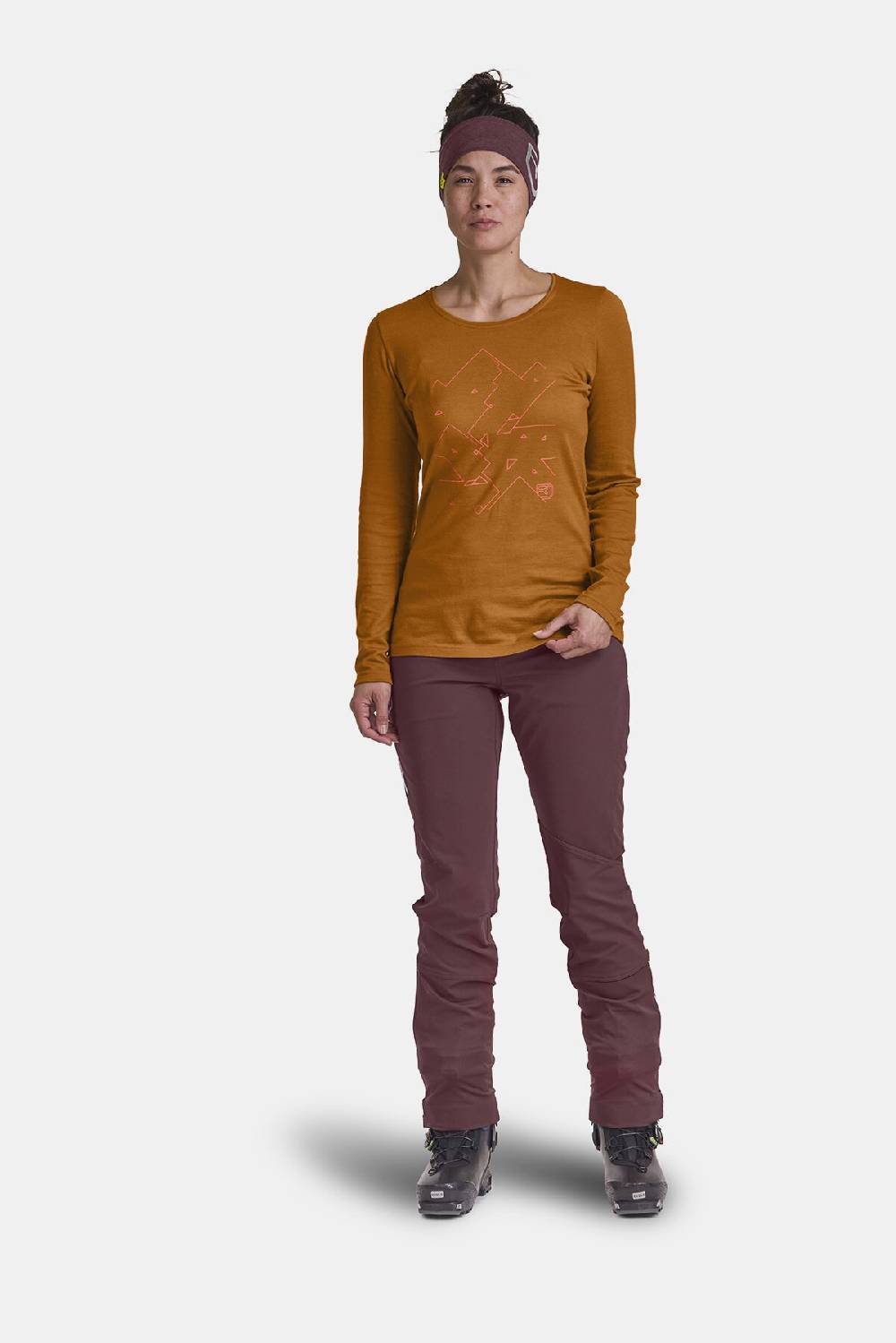 Ortovox 185 MERINO TANGRAM LS Neueste Stile