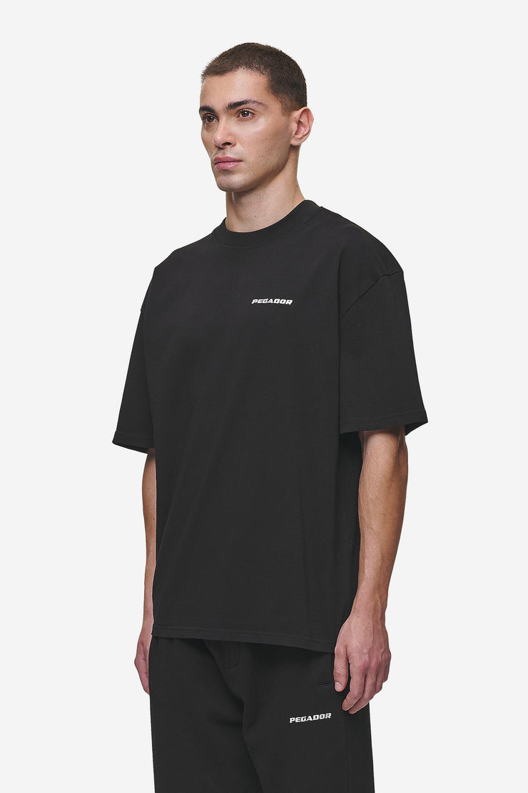Pegador Logo Oversized Tee Washed Black Fabrikpreis