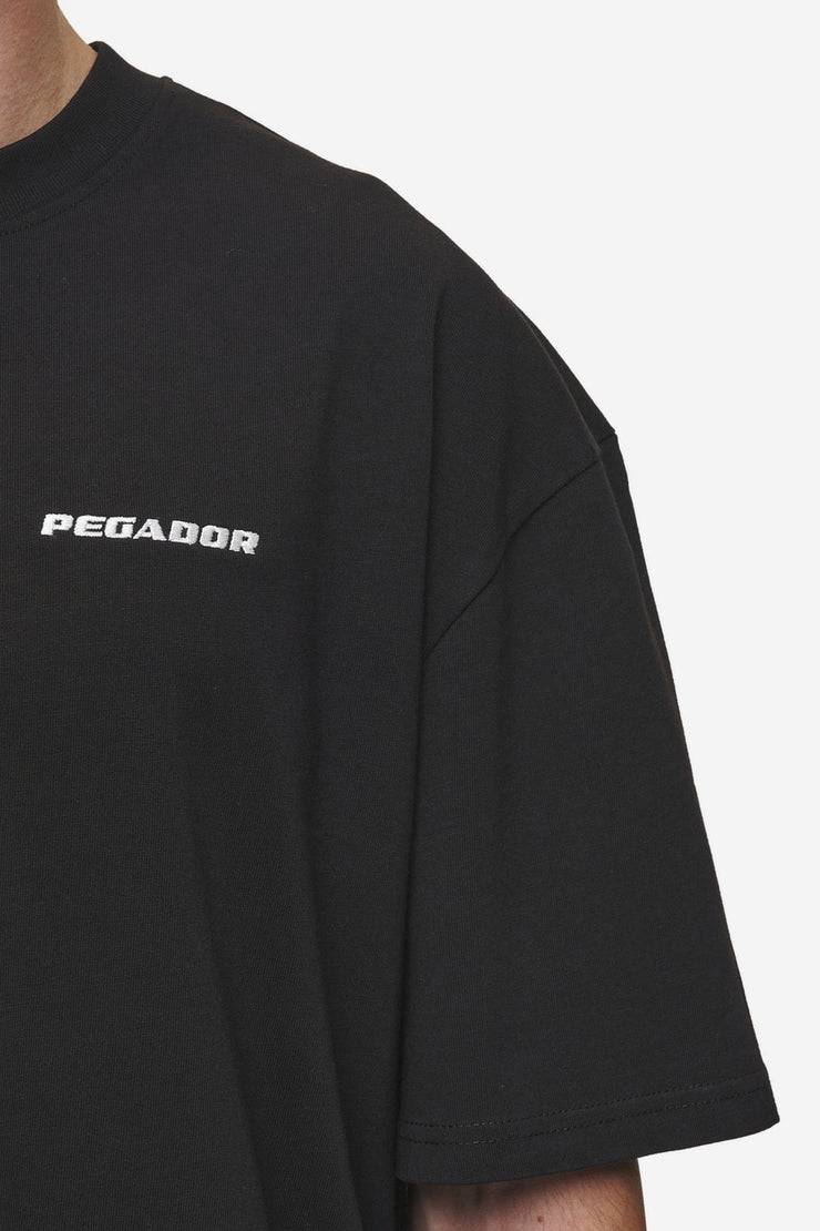 Pegador Logo Oversized Tee Washed Black Fabrikpreis
