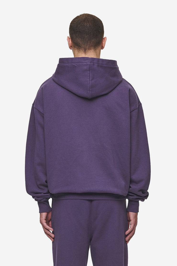 Pegador Logo Oversized Hoodie Washed Deep Purple Begrenztes Angebot