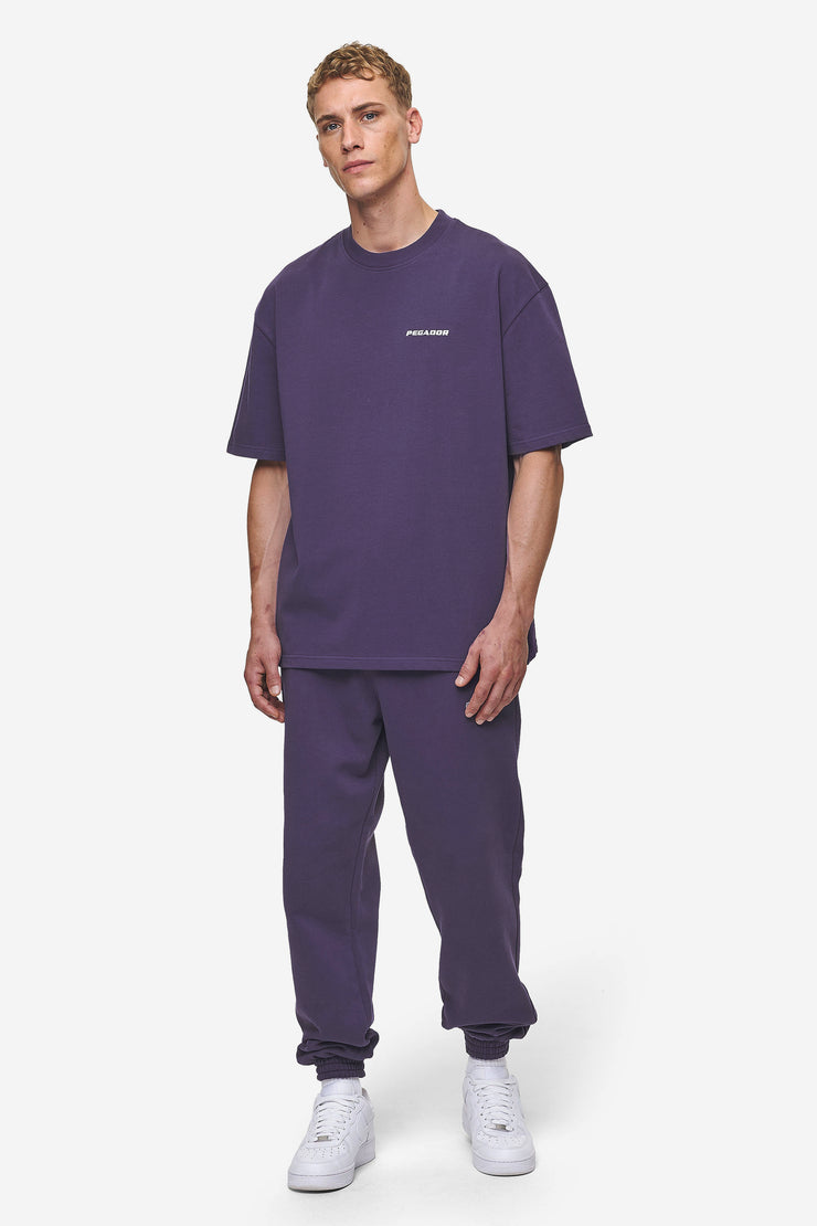 Pegador Logo Oversized Tee Washed Deep Purple Exklusivangebot