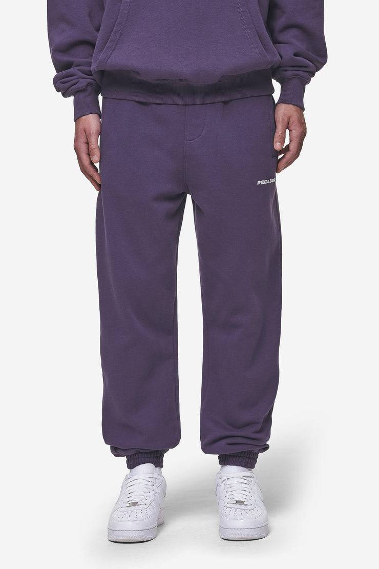 Pegador Logo Heavy Sweat Jogger Washed Deep Purple Preisnachlass