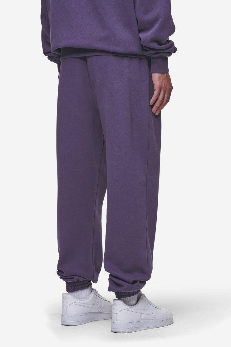 Pegador Logo Heavy Sweat Jogger Washed Deep Purple Preisnachlass