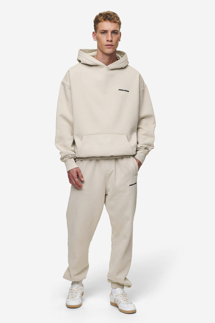 Pegador Logo Heavy Sweat Jogger Washed Light Beige Vatertagsangebot
