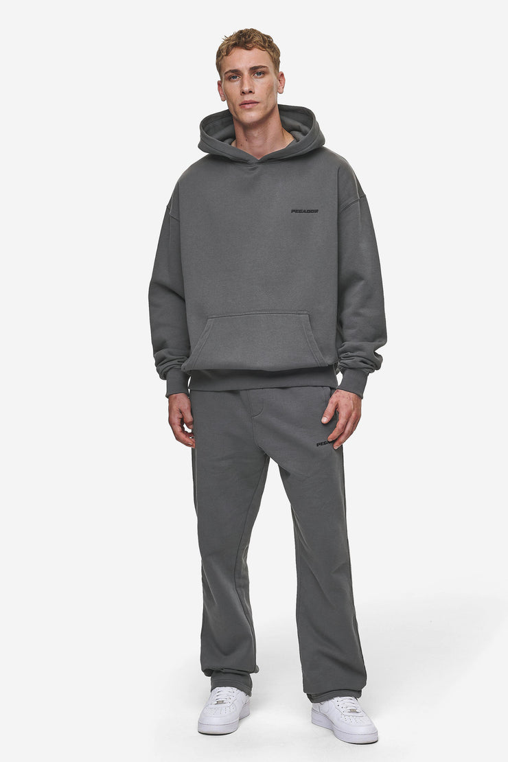Pegador Logo Oversized Hoodie Washed Anthracite Valentinstagsangebot
