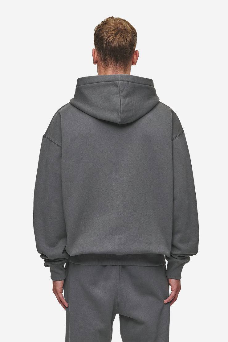 Pegador Logo Oversized Sweat Jacket Washed Anthracite Jubiläumsangebot