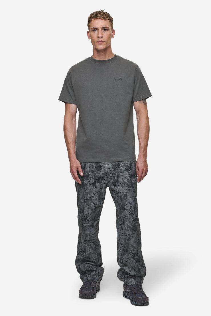 Pegador Bane Slim Tee Washed Anthracite Online Outlet