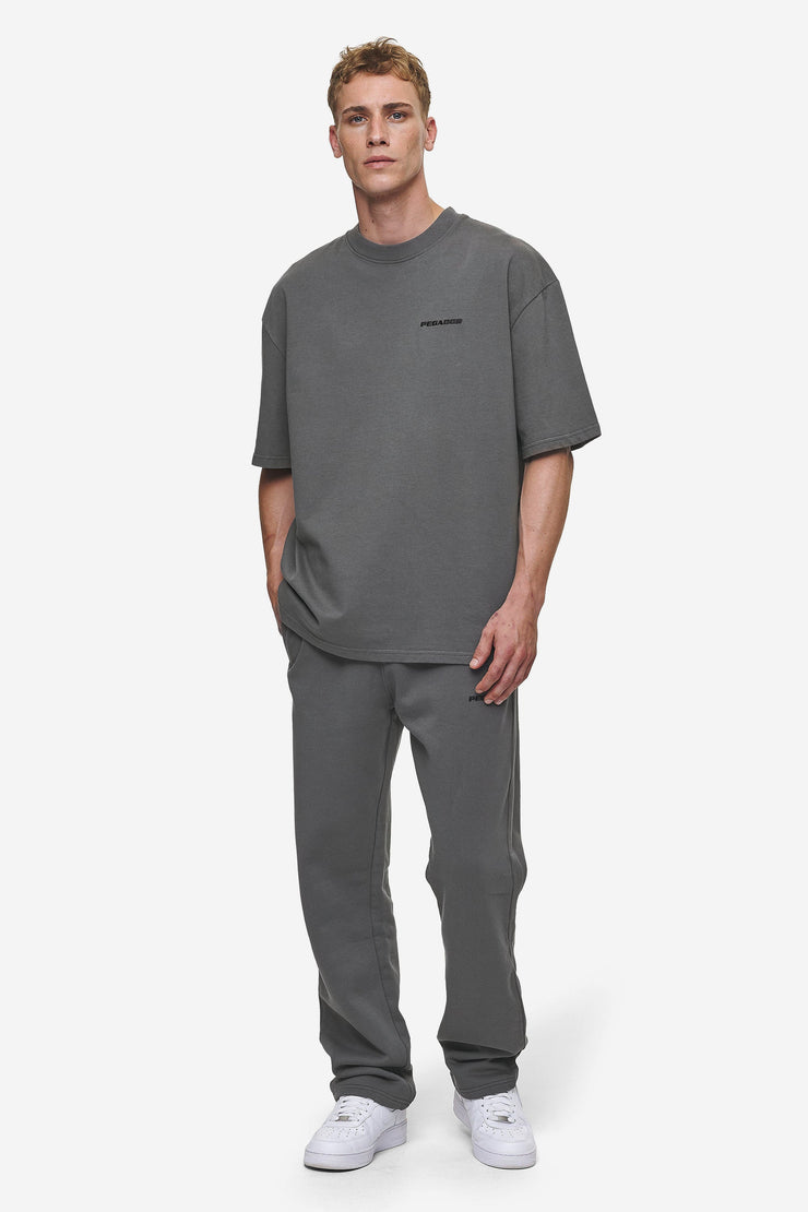 Pegador Logo Wide Sweat Pants Washed Anthracite Zeitlich begrenztes Angebot