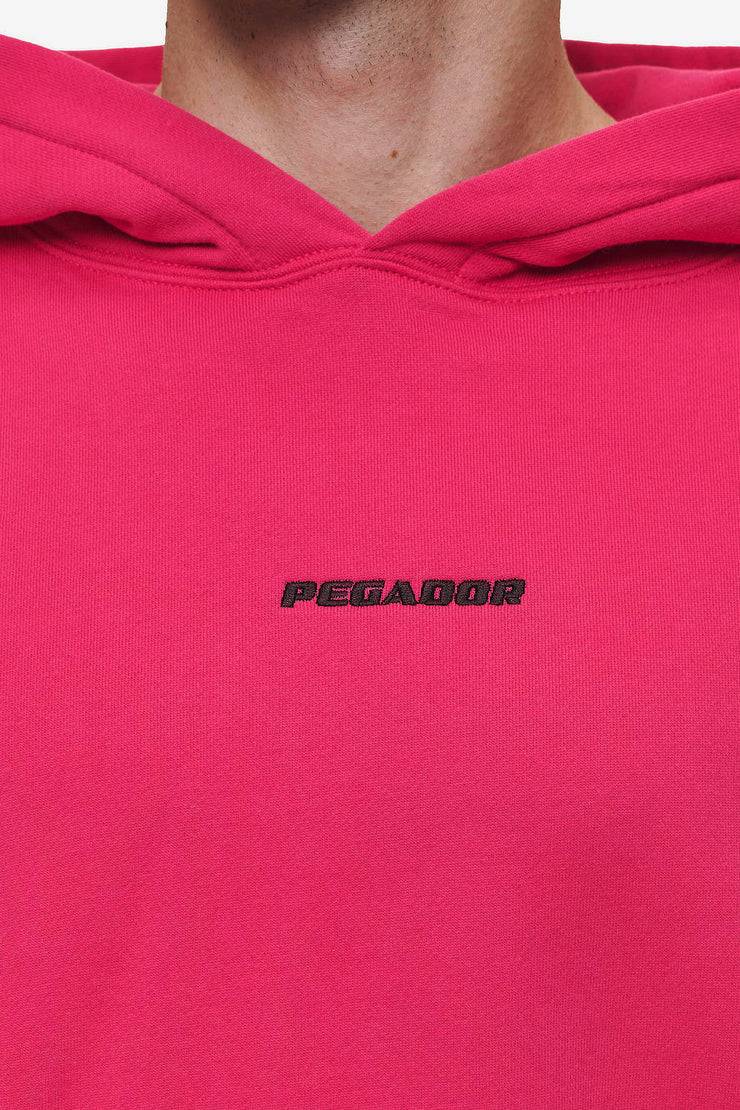 Pegador Logo Boxy Hoodie Washed Virtual Pink Exklusive Angebote