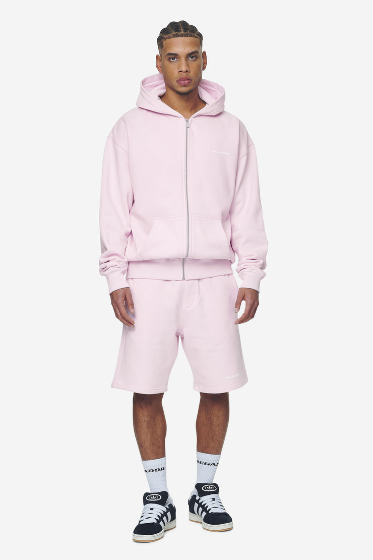 Pegador Logo Oversized Sweat Jacket Washed Bubblegum White Gum Neuheiten
