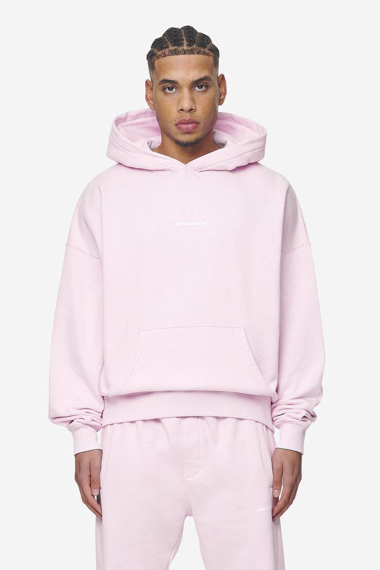 Pegador Logo Boxy Hoodie Washed Bubblegum White Gum Bestseller