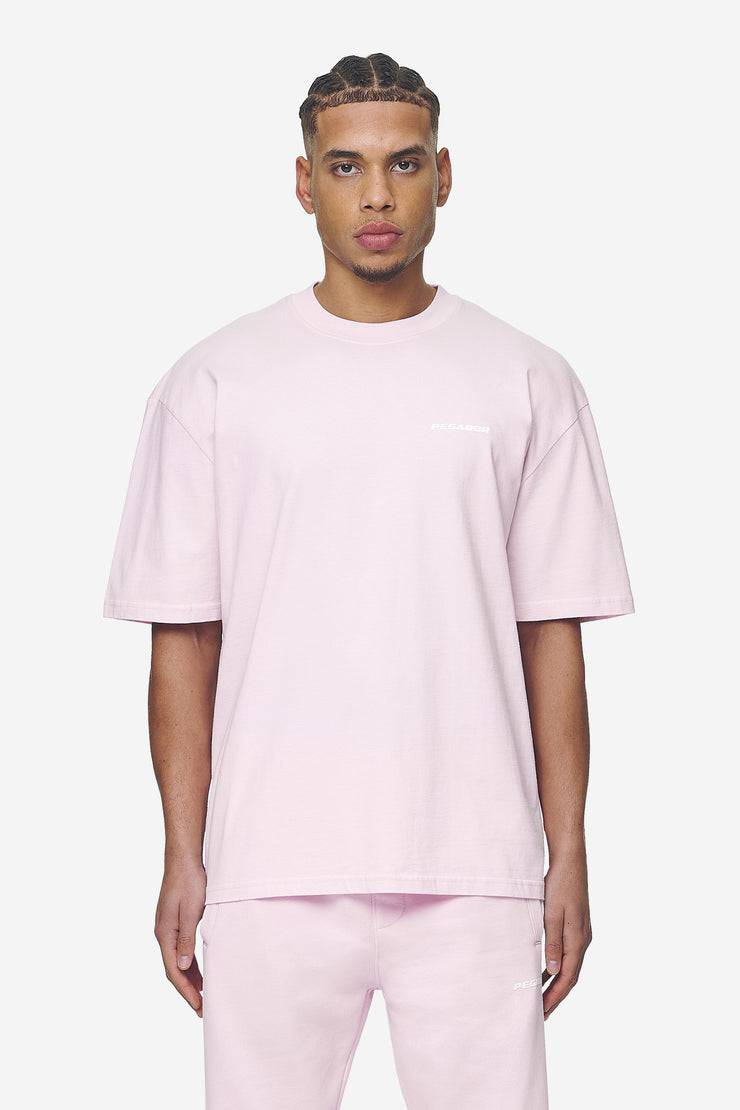 Pegador Logo Oversized Tee Washed Bubblegum White Gum Räumungsverkauf