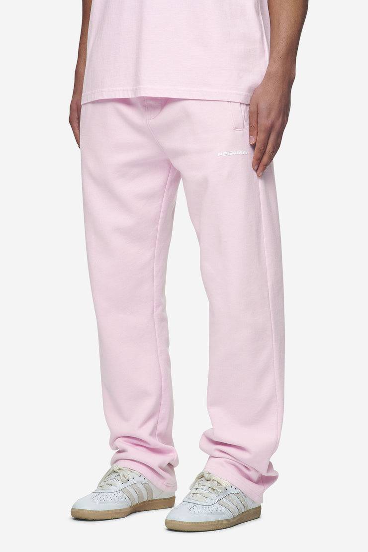 Pegador Logo Wide Sweat Pants Washed Bubblegum White Gum Kauf eins, bekomm eins gratis