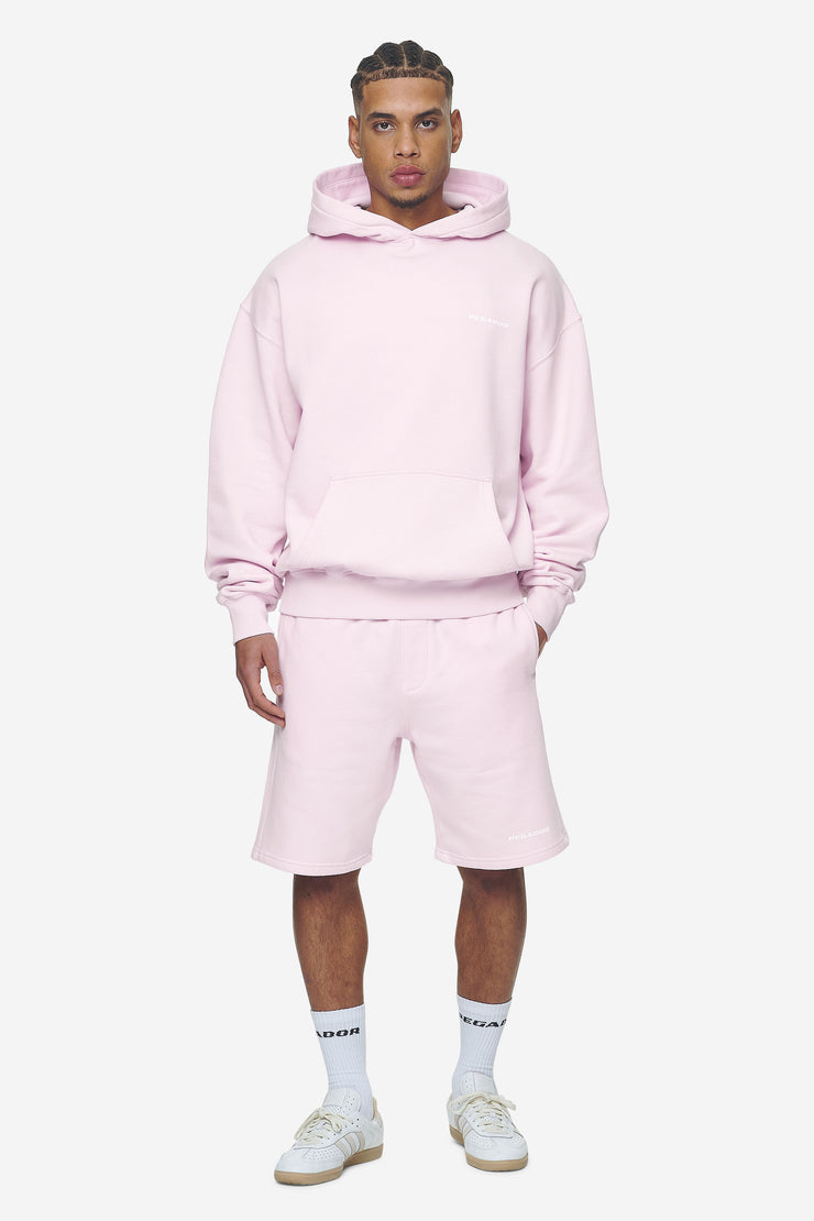 Pegador Logo Heavy Sweat Shorts Washed Bubblegum White Gum Tägliche Deals