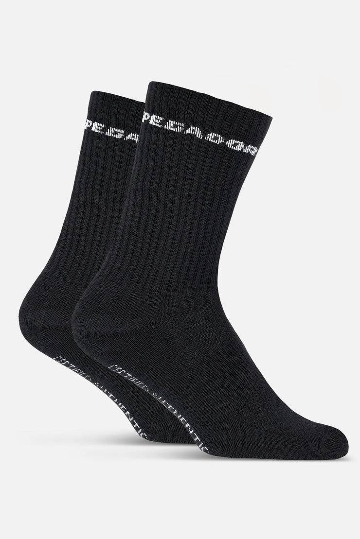 Pegador Certified Side Logo Socks Black White Riesige Ersparnisse