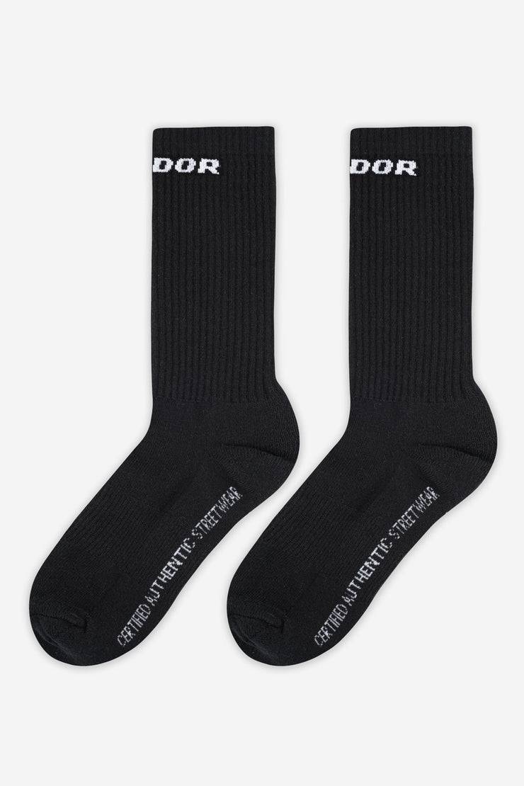 Pegador Certified Logo Socks Black White Tiefpreis