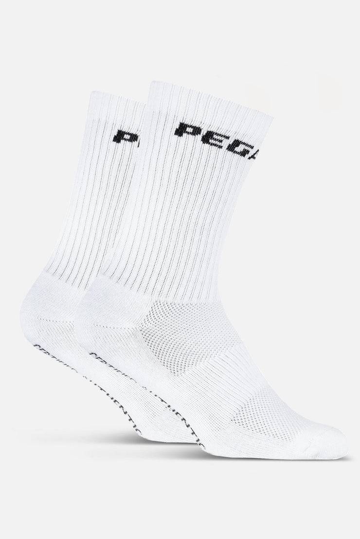 Pegador Certified Logo Socks White Black Super Sparpreis