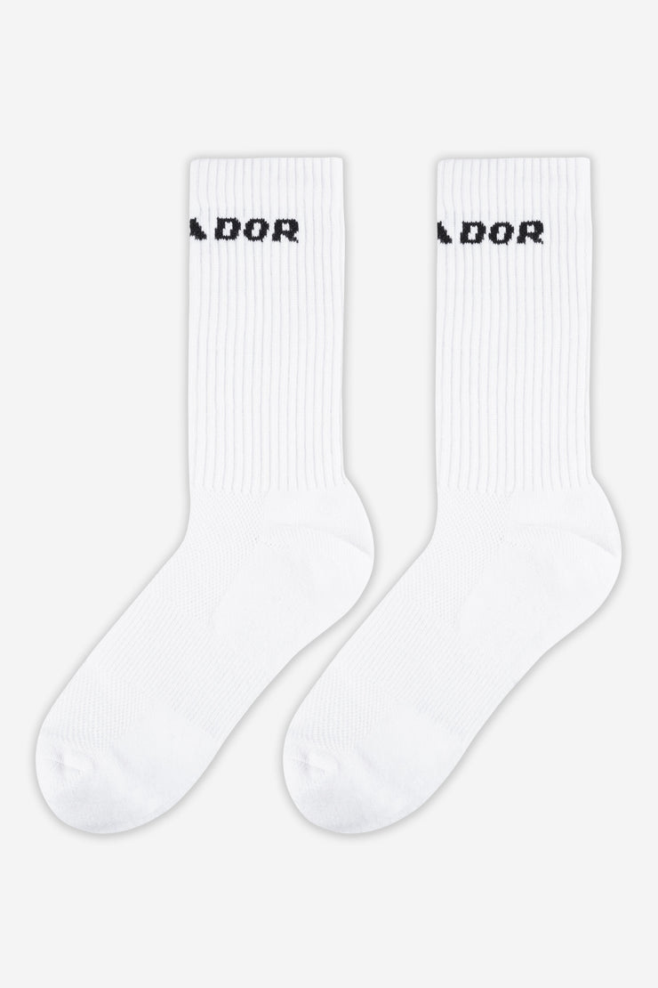 Pegador Logo Socks White Black Letzte 3 Tage