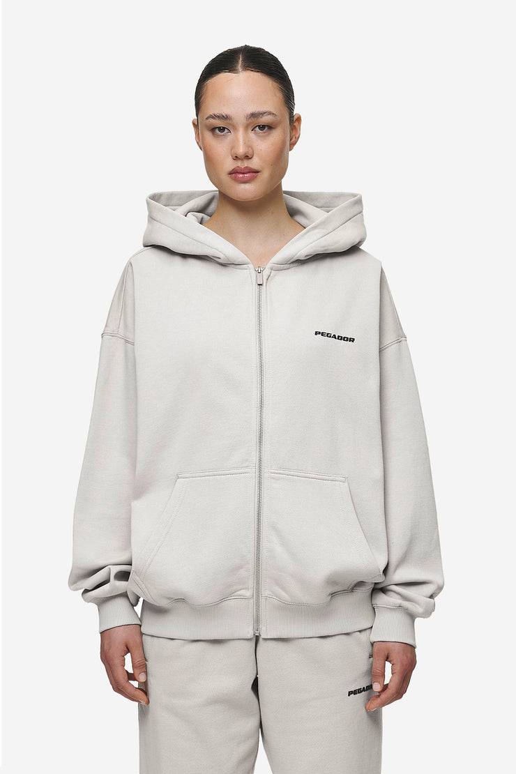 Pegador Clarita Oversized Sweat Jacket Washed Moon Grey Black Gum Bis zu 60% Rabatt